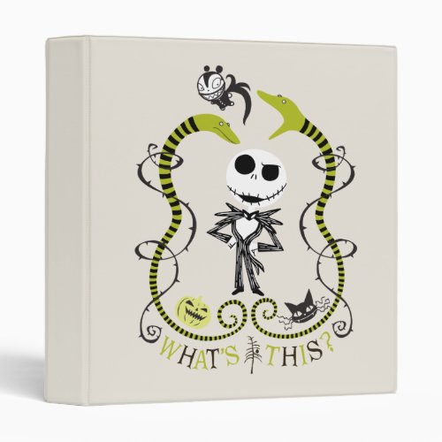 Jack Skellington  Whats This 3 Ring Binder