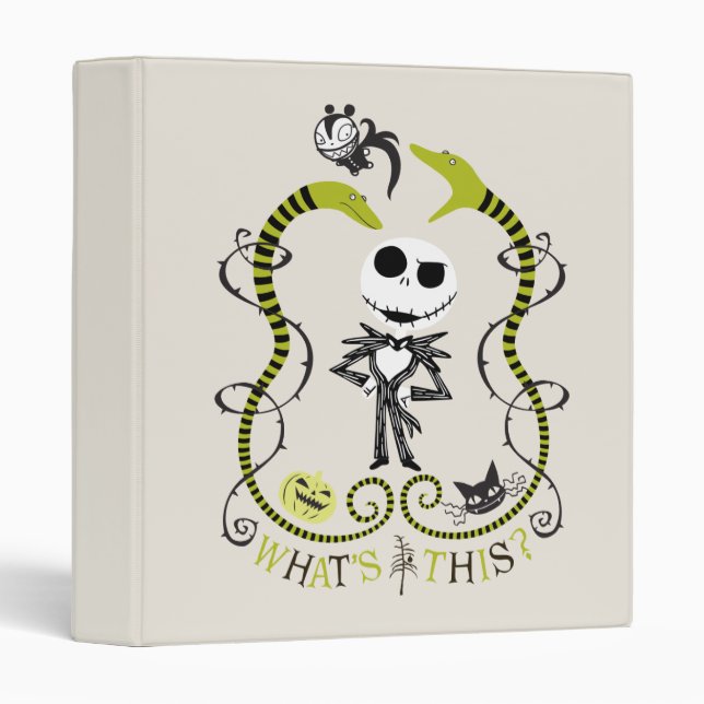 Jack Skellington | What's This? 3 Ring Binder (Front/Spine)