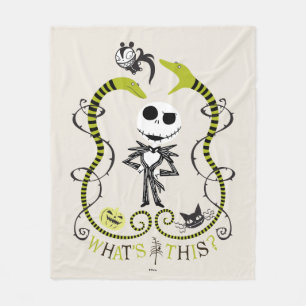 Jack Skellington What's This? Fleece Blanket