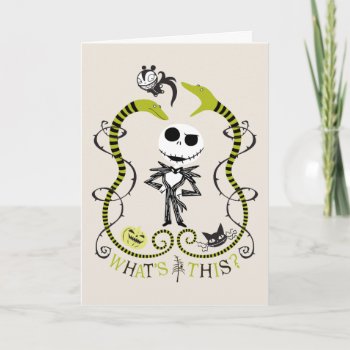 Jack Skellington | What's This? Holiday Card by nightmarebeforexmas at Zazzle