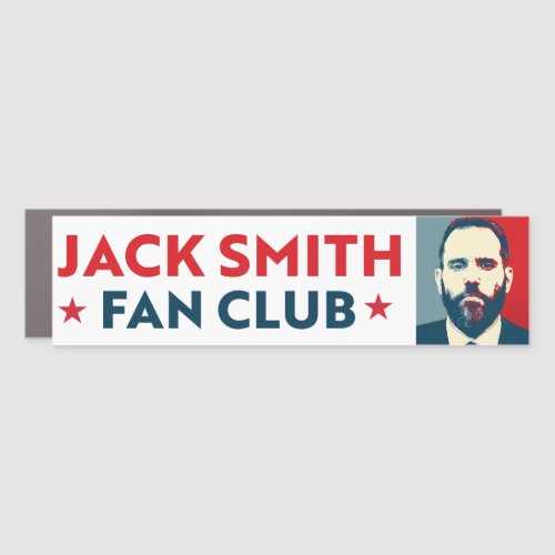 Jack Smith Fan Club Car Magnet