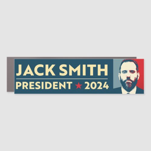 Jack Smith for President 2024 Car Magnet