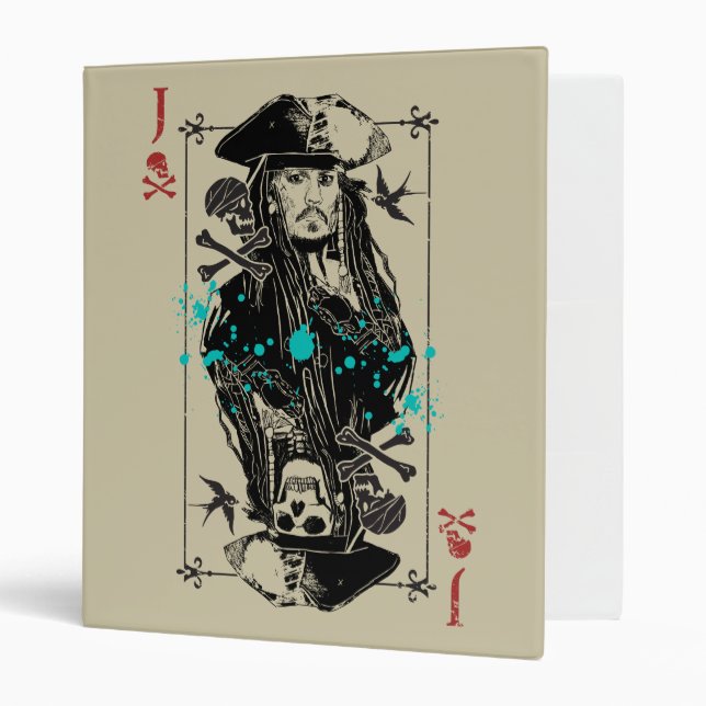 Jack Sparrow - A Wanted Man 3 Ring Binder (Front/Inside)