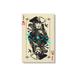 Jack Sparrow - A Wanted Man Canvas Print