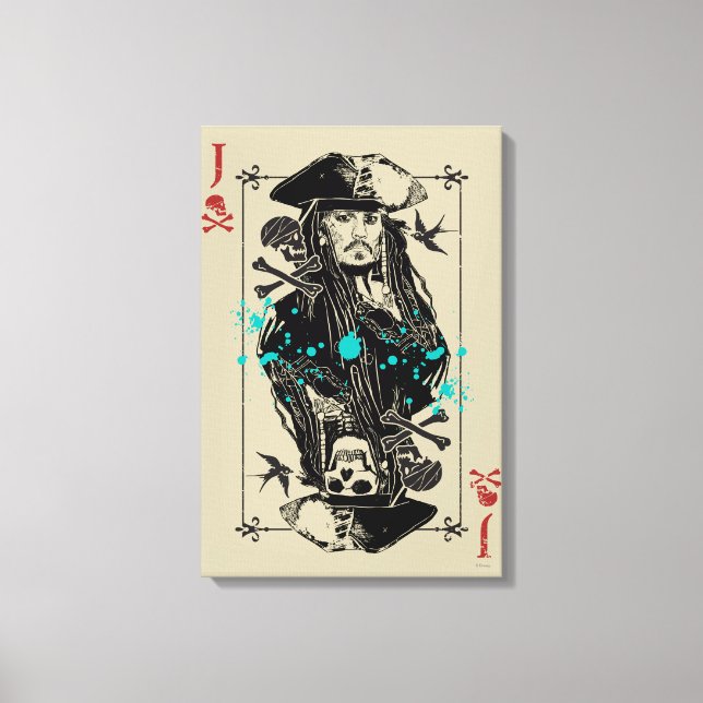 Jack Sparrow - A Wanted Man Canvas Print (Front)