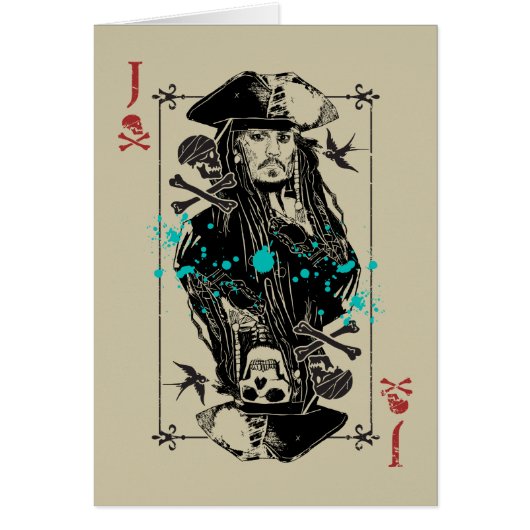 Jack Sparrow - A Wanted Man Cards (Front)