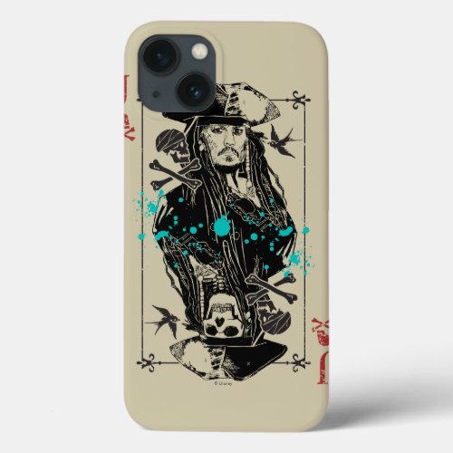 Jack Sparrow _ A Wanted Man iPhone 13 Case