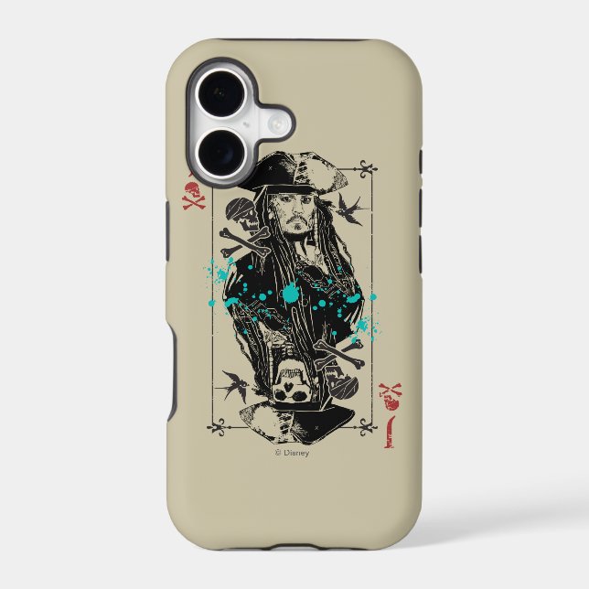 Jack Sparrow - A Wanted Man Iphone Case (Back)