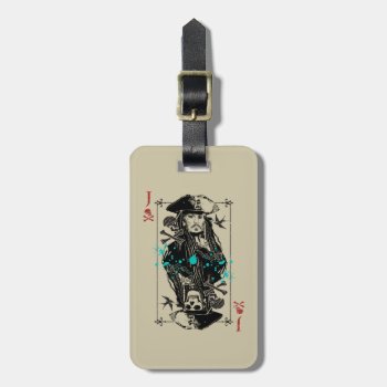 Jack Sparrow - A Wanted Man Luggage Tag by DisneyPirates at Zazzle
