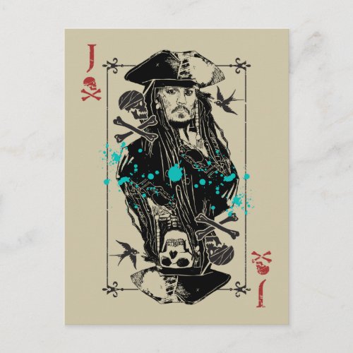 Jack Sparrow _ A Wanted Man Postcard