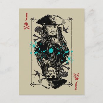 Jack Sparrow - A Wanted Man Postcard by DisneyPirates at Zazzle