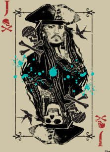 captain jack sparrow art wall décor zazzle