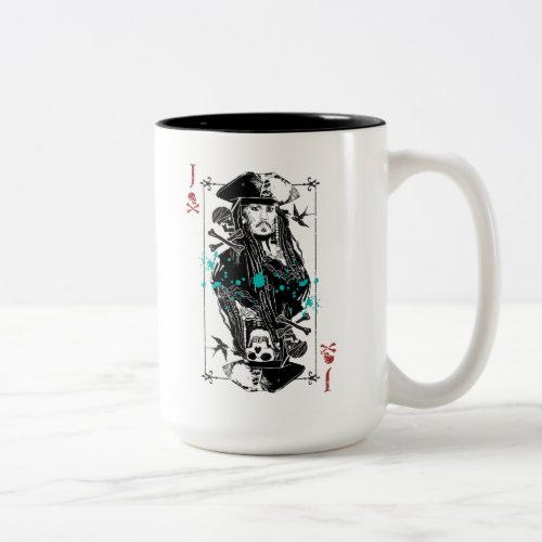 Jack Sparrow _ A Wanted Man Two_Tone Coffee Mug