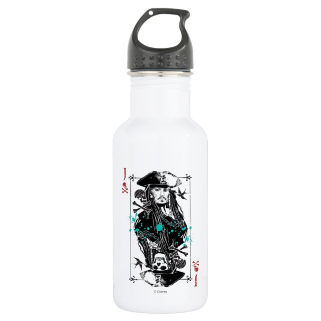 Jack Sparrow - A Wanted Man Water Bottle (Front)