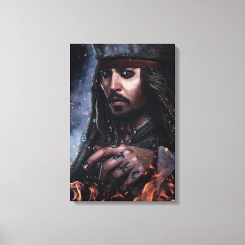 Jack Sparrow _ Legendary Pirate Canvas Print