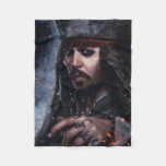 Jack Sparrow - Legendary Pirate Fleece Blanket at Zazzle