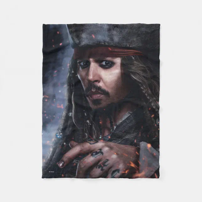 Jack Sparrow Legendary Pirate Fleece Blanket Zazzle