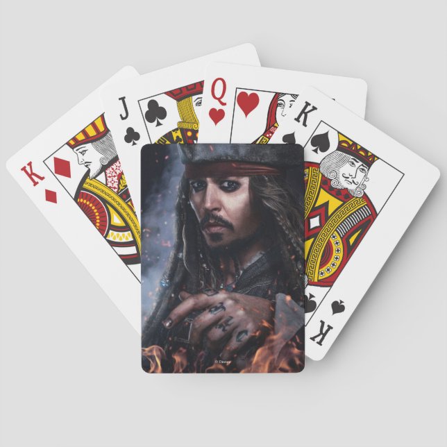 Jack Sparrow - Legendary Pirate Poker Cards (Back)