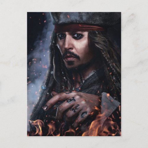 Jack Sparrow _ Legendary Pirate Postcard