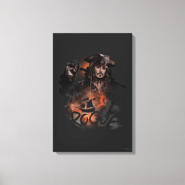 Jack Sparrow - Rogue Canvas Print (Front)
