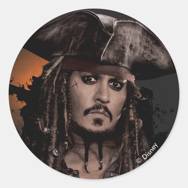 Jack Sparrow - Rogue Classic Round Sticker (Front)