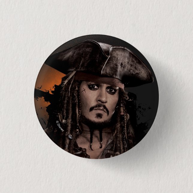 Jack Sparrow - Rogue Pinback Button (Front)
