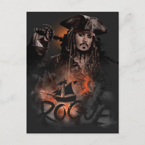 Jack Sparrow _ Rogue Postcard
