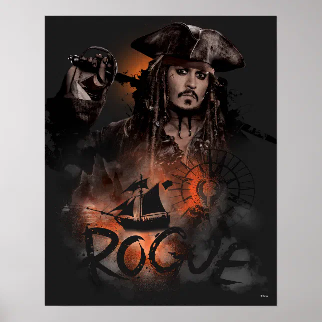 Jack Sparrow - Rogue Poster | Zazzle
