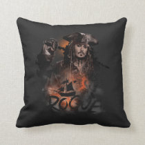 Jack Sparrow - Rogue Throw Pillow