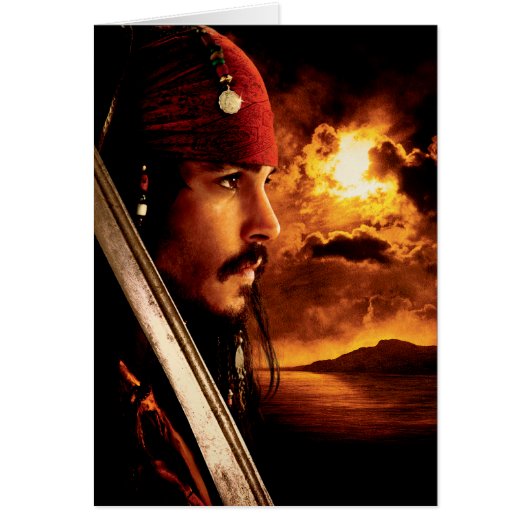 Jack Sparrow Side Face Shot Cards (Front)
