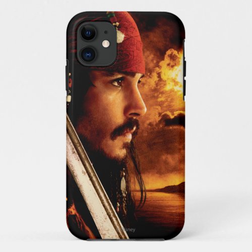 Jack Sparrow Side Face Shot iPhone 11 Case