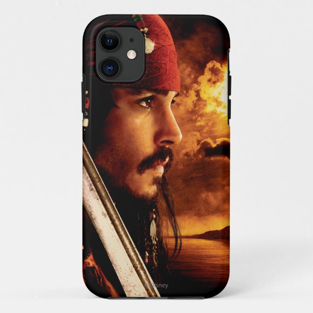 Jack Sparrow Side Face Shot Case-Mate iPhone Case (Back)