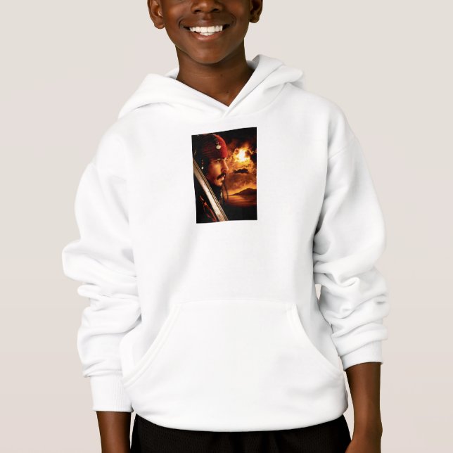 Jack Sparrow Side Face Shot Hoodie (Front)
