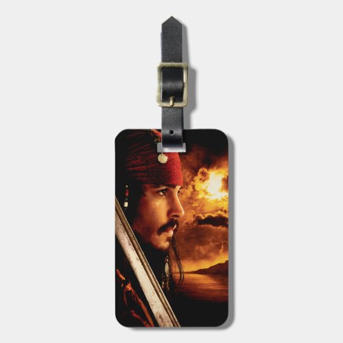 Jack Sparrow Side Face Shot Luggage Tag