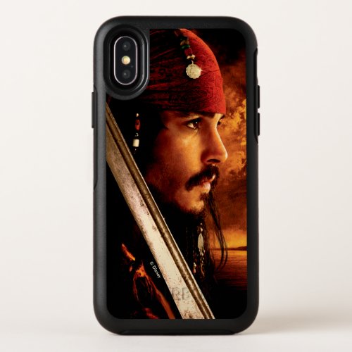 Jack Sparrow Side Face Shot OtterBox Symmetry iPhone X Case