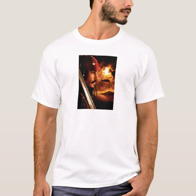Jack Sparrow Side Face Shot T-Shirt (Front)