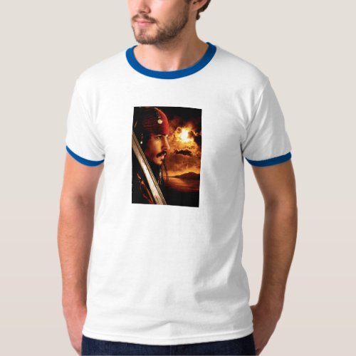 Jack Sparrow Side Face Shot T_Shirt