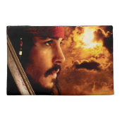 Jack Sparrow Side Face Shot Travel Accessory Bag (Back)