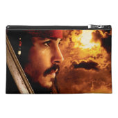 Jack Sparrow Side Face Shot Travel Accessory Bag (Front)