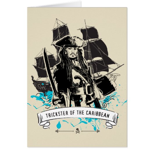 Jack Sparrow - Trickster of the Caribbean Cards (Front)