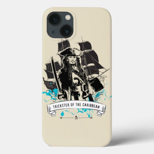 Jack Sparrow _ Trickster of the Caribbean iPhone 13 Case