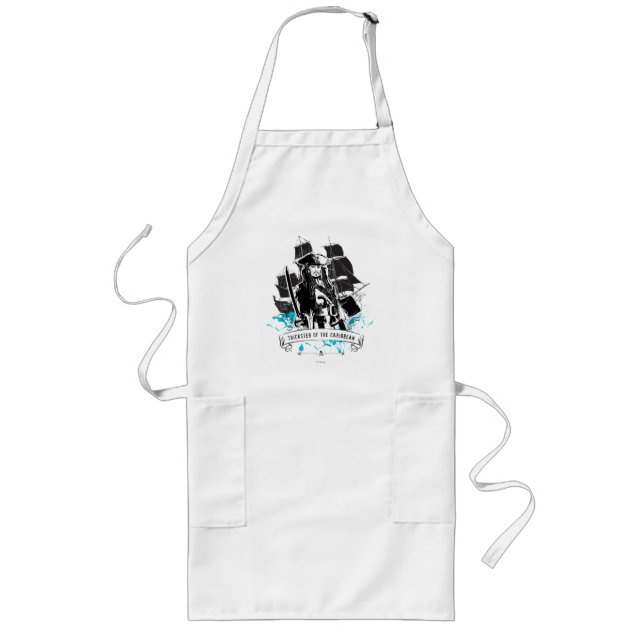 Jack Sparrow - Trickster of the Caribbean Long Apron (Front)