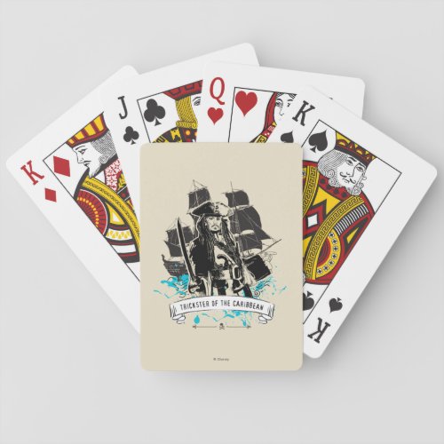 Jack Sparrow _ Trickster of the Caribbean Playing Cards