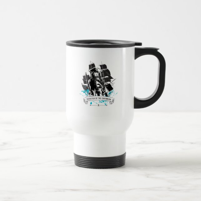 Jack Sparrow - Trickster of the Caribbean Travel Mug (Right)