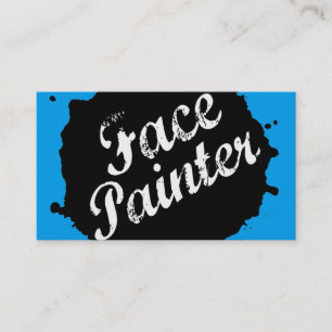 Jack Splat Blue Business Card