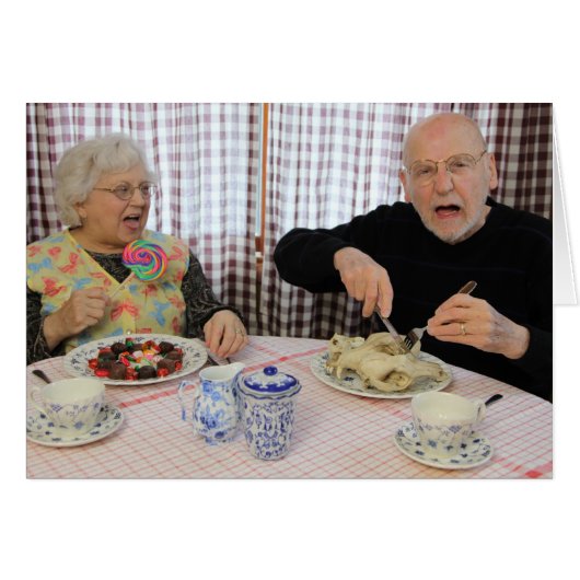 "Jack Sprat could eat no fat... Cards (Front Horizontal)