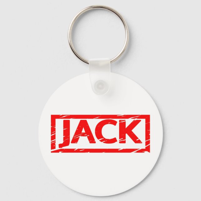 Jack Stamp Keychain (Front)