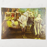 Jack the Clown and the Three Queens Vintage Circus Trinket Tray