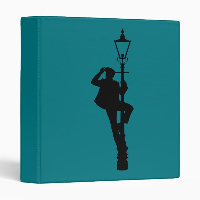 Jack the Lamplighter Silhouette 3 Ring Binder (Front/Spine)
