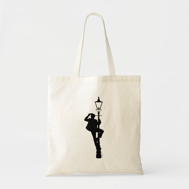 Jack the Lamplighter Silhouette Tote Bag (Front)